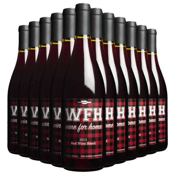 1 Case (12 Bottles) of WFH (Wine For Home) Red Blend
