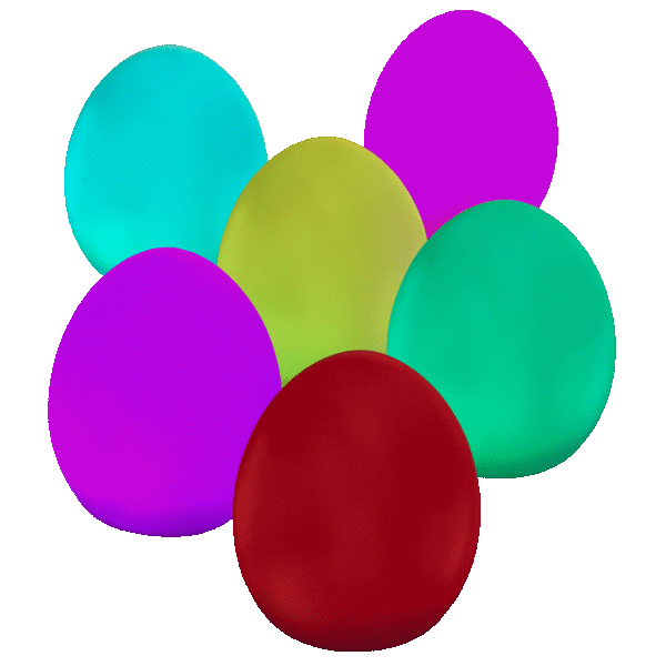 6-Pack Color Changing LED Eggs