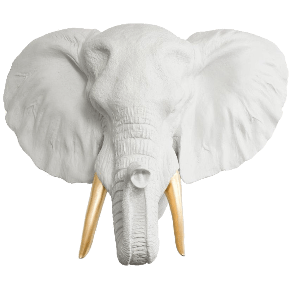 MorningSave: Wall Charmers Large Resin Savannah Elephant