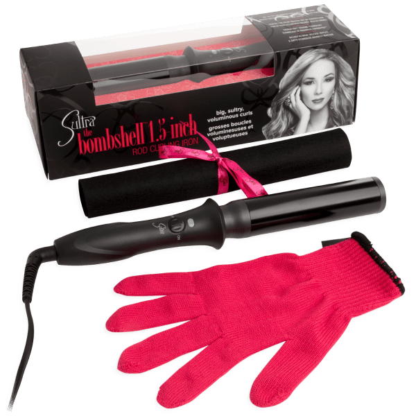 Sultra Bombshell Clipless Curling Wand (1", 1.5")