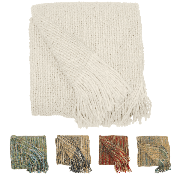 Old Hampshire Yarns Handmade Throw Blanket