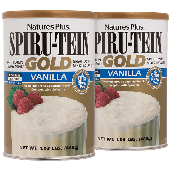 2-Pack: Spiru-tein Gold Vanilla Meal Replacement Protein Powders