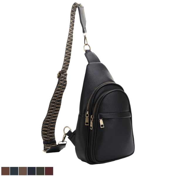 MorningSave: Malibu Skye Hannah Double Compartment Sling with Webbing Strap