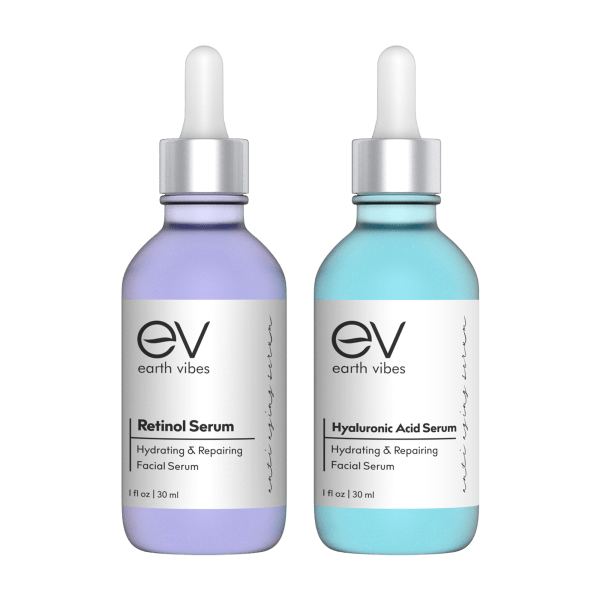 Hydrating & Anti-Aging Serums by Earth Vibes