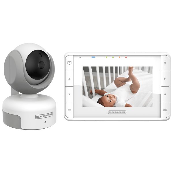 Black+Decker 4.3" Digital Video Baby Monitor with Pan-Tilt-Zoom Camera