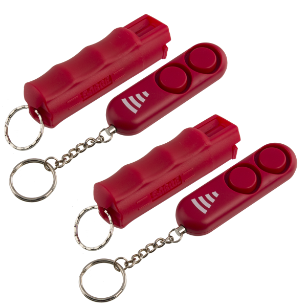 2-Pack: Pepper Spray And Personal Alarm