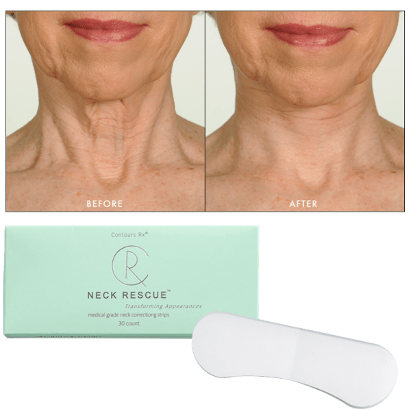Contours Rx NECK RESCUE Non-Surgical Correcting Strips (30 Pack)
