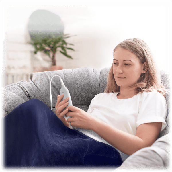 MorningSave Cosi Home 60" x 50" Heated Blanket Electric Throw