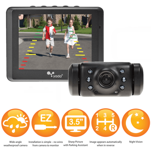 Wireless Backup Camera with 3.5" Display