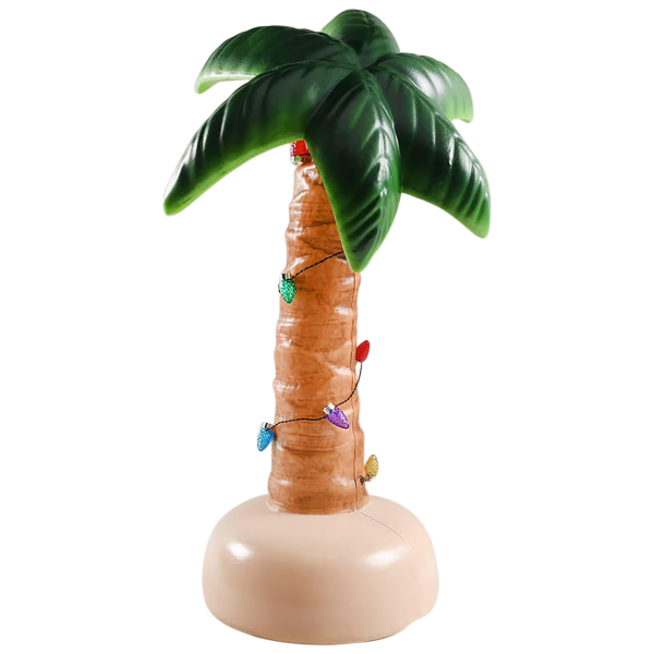 Mr. Christmas 24" Lit Blow Mold Palm Tree