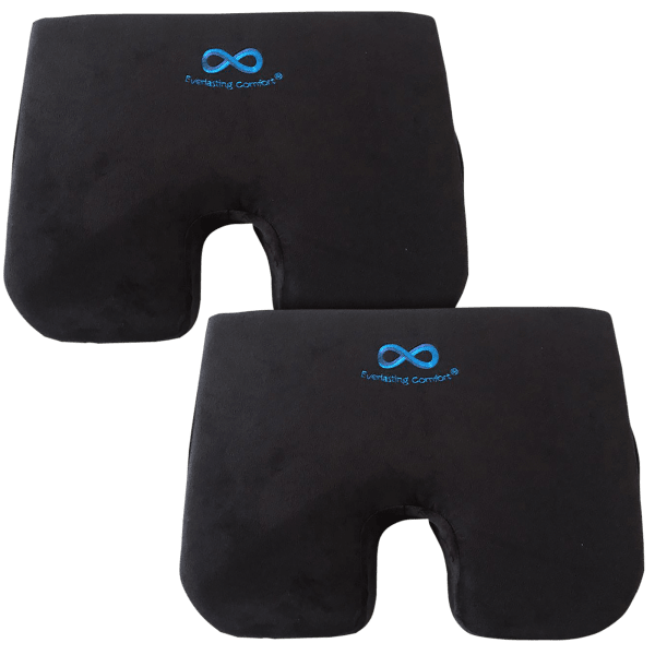 2-Pack: Everlasting Comfort Memory Foam Seat Cushions