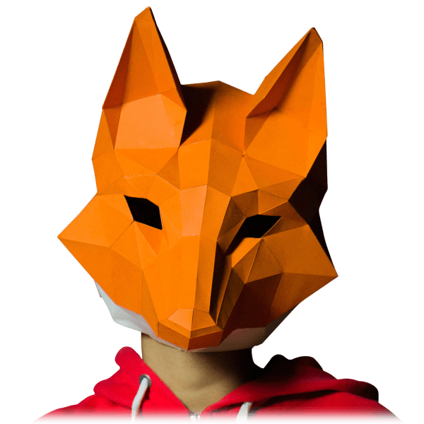 Papercraft World Fox Mask