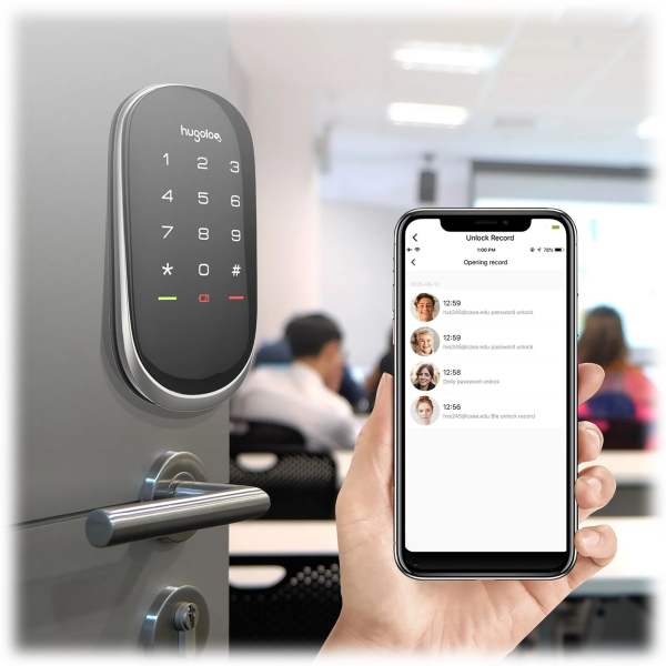 Hugalog Lock MorningSave: Hugolog Smart Electronic Deadbolt Door Lock with Digital ...