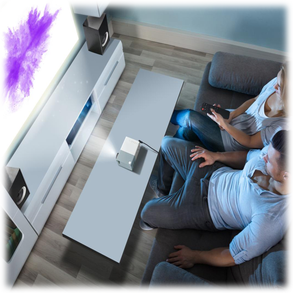 Meh iJoy Mini Projector Set with Screen and Speakers