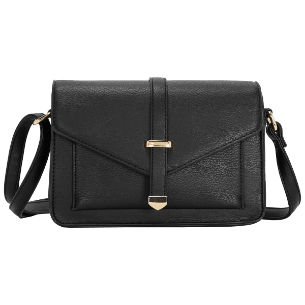 MorningSave: La Terre Vegan Leather Belt Flap Cover Crossbody