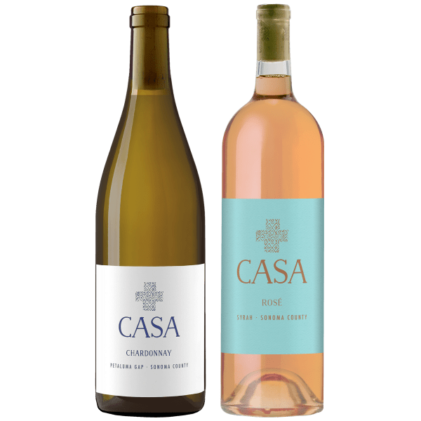 Casa Wines Chardonnay & Rosé by Keller Estate