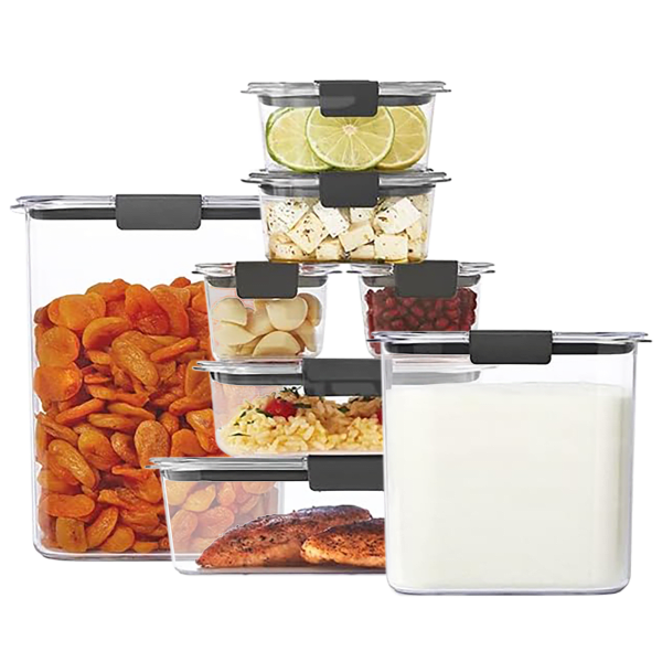 Rubbermaid Brilliance 8-Piece Food Storage Set