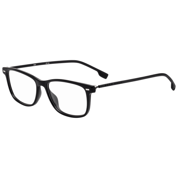 SideDeal: Hugo Boss Eyeglasses with Black Acetate/Metal Rectangular ...