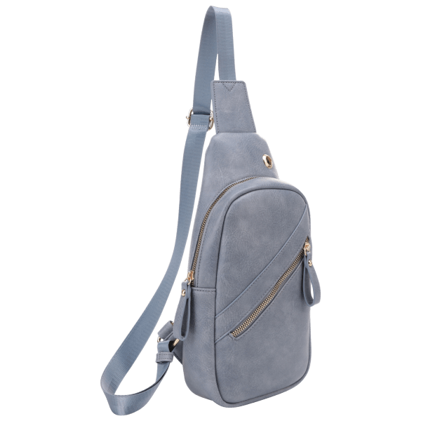 MorningSave: Malibu Skye Grace Sling Bag with Front Zipper Pocket