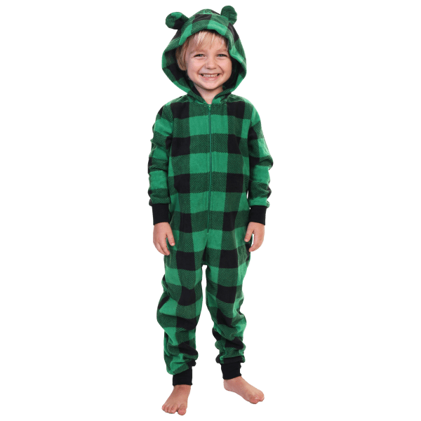 MorningSave Angelina Kids' Fleece Novelty OnePiece Hooded Pajamas