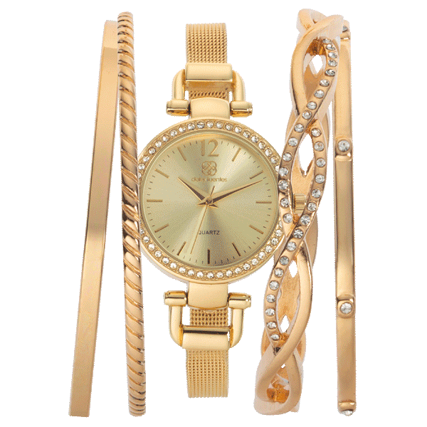 Pick Your 2-Pack of Daisy Fuentes Watch and Bracelet Gift Sets