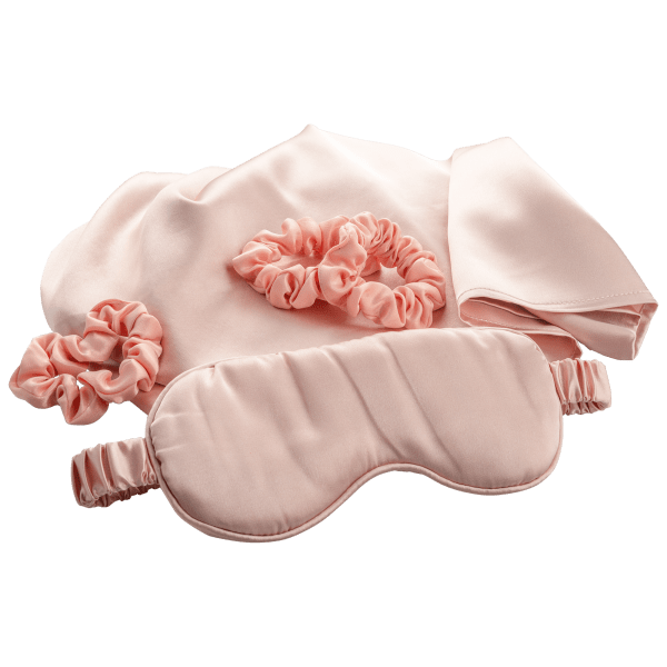 Pronoir Beauty Silky Sleep Set (Pillowcase, Sleep Mask, Scrunchies)