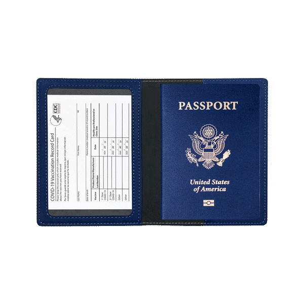 2-Pack: Ciana Passport and Vaccine Card Holder