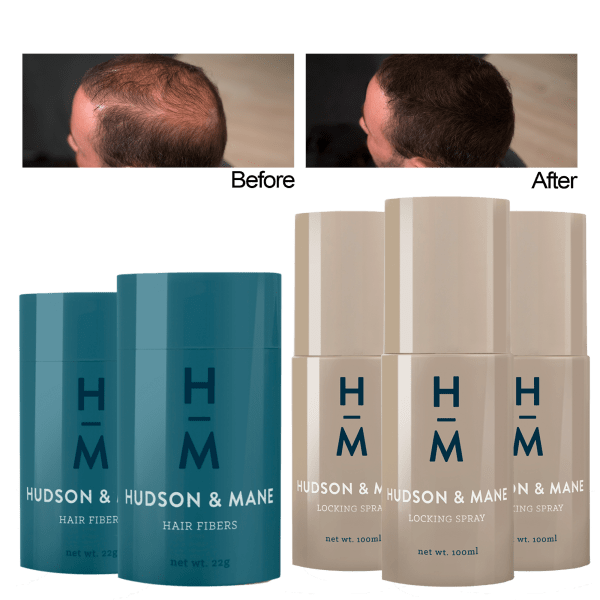 2-Pack: Hudson & Mane Hair Fiber Bundles