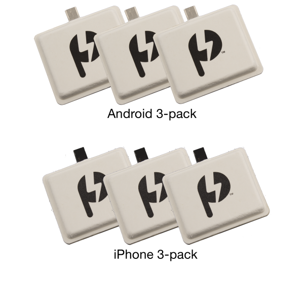 3-Pack Powrtabs Emergency Chargers