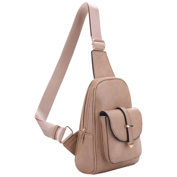 MorningSave: Malibu Skye Daphne Single Compartment Sling with Front Pocket