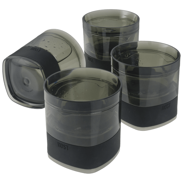 4-Pack: HOST Freeze Double-Walled Cooling Whiskey Cups