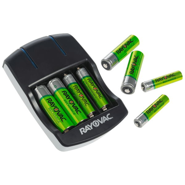 Rayovac Rechargeable Battery Set (4 AA, 4 AAA, Charge Station)