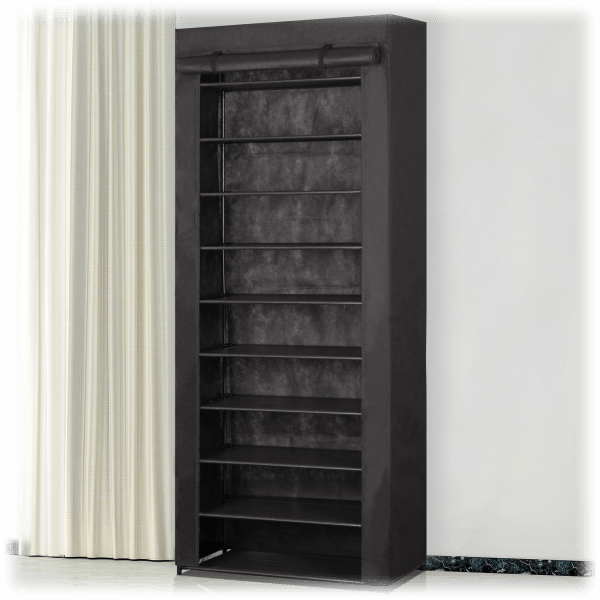 Farberware 10-Tier Covered Shoe Rack