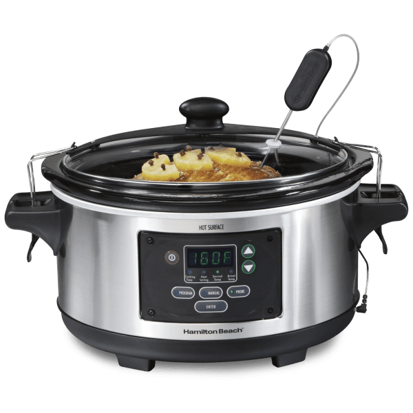 Hamilton Beach Programmable Slow Cooker With Temperature Probe (Refurbished)