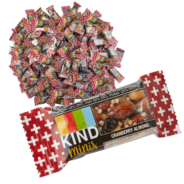 144-Pack: KIND Mini Cranberry Almond Nut Bars (.7oz)