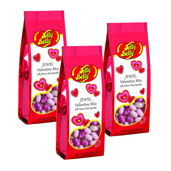 3-Pack: Jelly Belly Valentine Jewel Sparkling Jelly Beans (7.5oz)