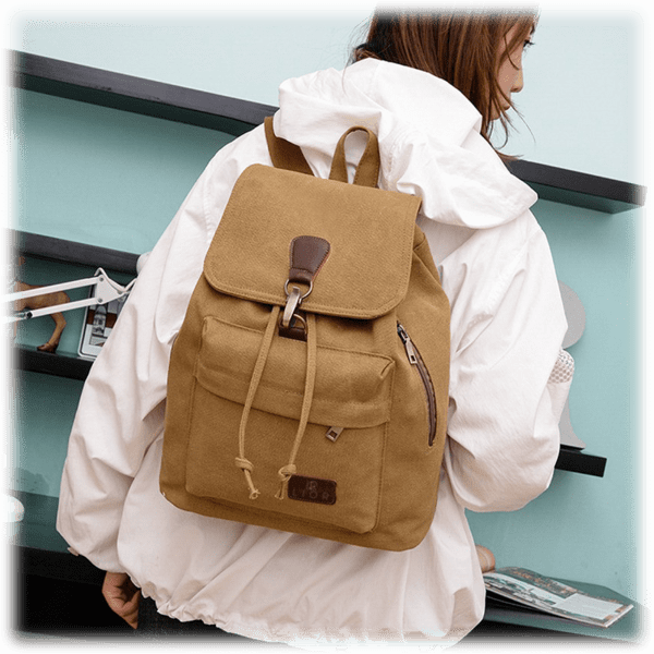 SideDeal Lior Unisex Canvas Backpack