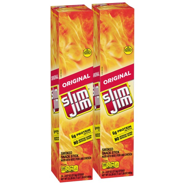 SideDeal: 48-Pack: Slim Jim Giant Original Snack Sticks