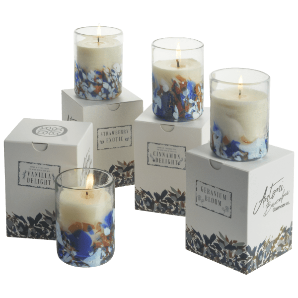 2-Pack: Antoni Barcelona 5.7oz Handmade Glassware Aromatherapy Soy Candles