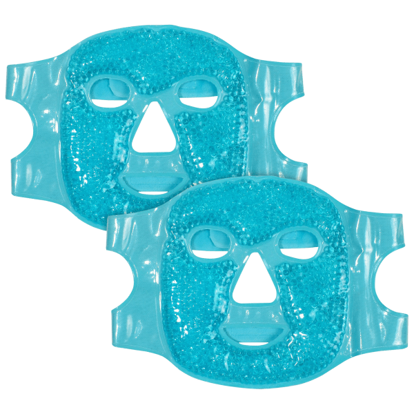 2-Pack: Perfecore Therapeutic Gel Bead Cooling & Heating Face Masks