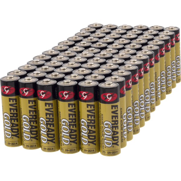 Meh Eveready Gold AA Alkaline Batteries (72Pack)