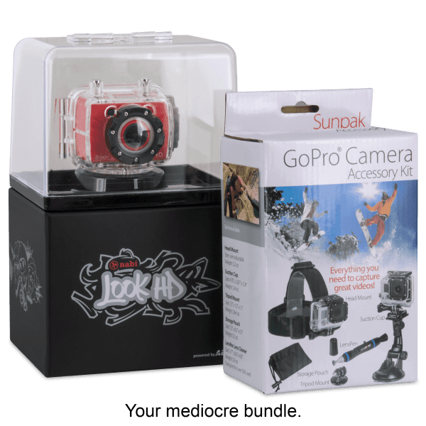 Nabi Look HD Camera and GoPro Accessory Kit