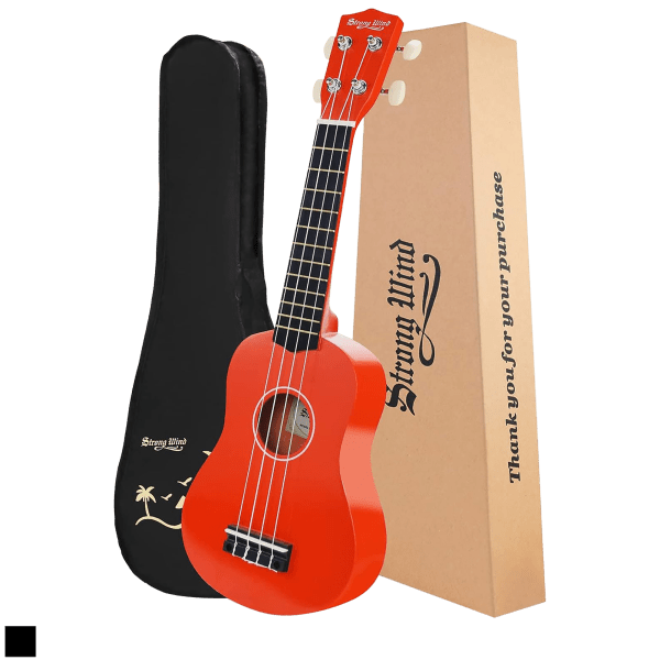 Strong Wind 21" Soprano Basswood Ukulele with Gig Bag