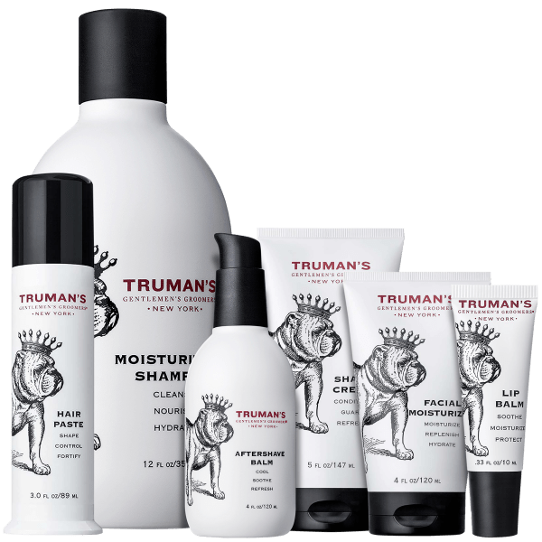 6-Piece: Truman's Gentlemen's Groomers Face & Hair Care Set