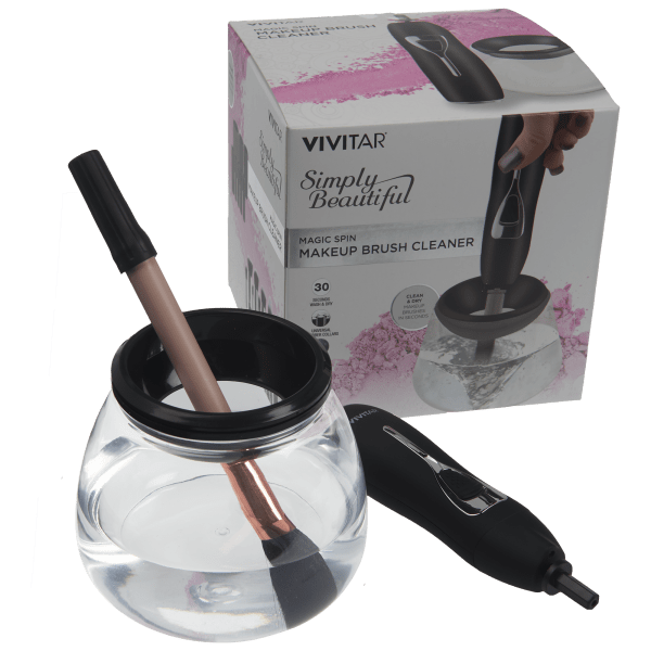 Meh Vivitar Magic Spin Electric Makeup Brush Cleaner