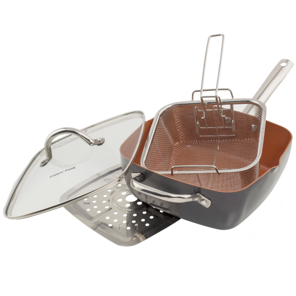 Copper Cook 6-in-1 Cookware Set