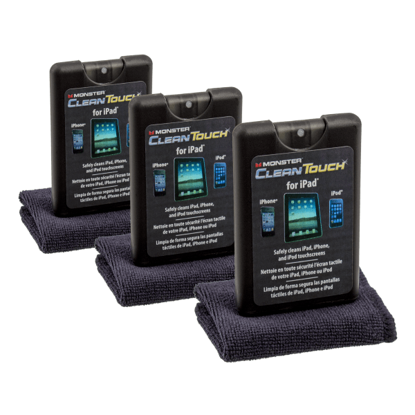 3-Pack: Monster Cleantouch Spray for Portable Devices