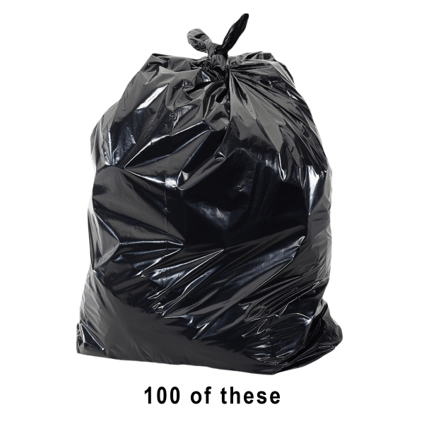 100-Pack: ToughBag 55-Gallon Trash Bags