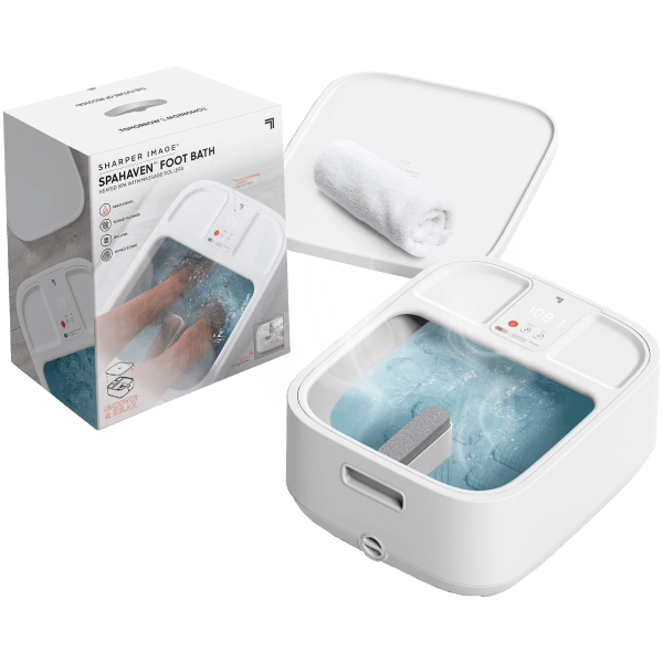Sharper Image SpaHaven Heated Foot Bath with Massage Rollers
