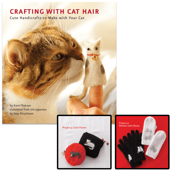Crafting With Cat Hair Hardback Book Author Kaori Tsutaya